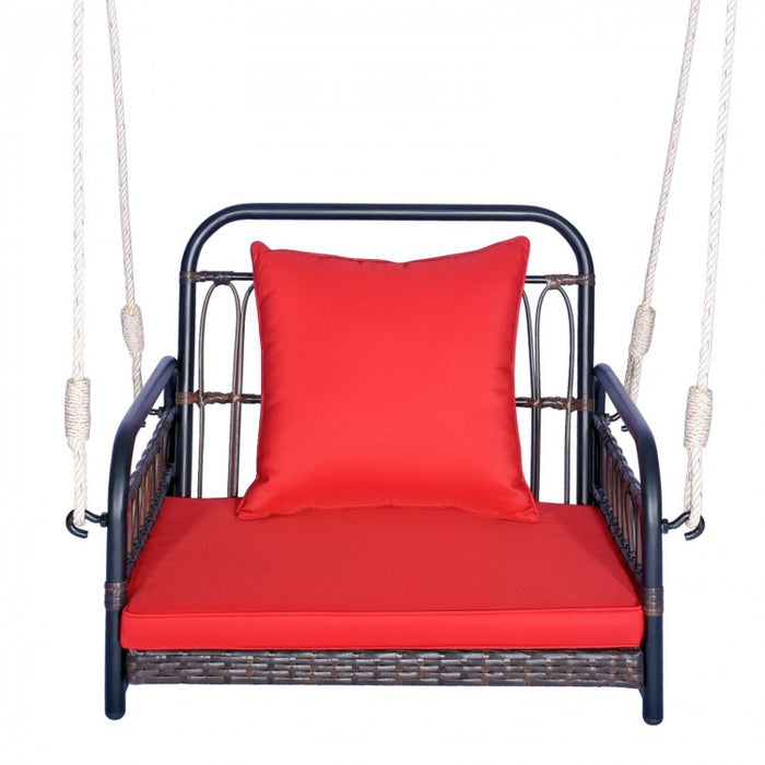 Outdoor Patio Hanging Swing Chair with Cushions