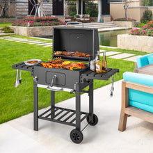 Charger l&#39;image dans la galerie, Outdoor Patio/Camping Folding Side Table with Charcoal Grill Barbecue
