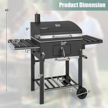 Charger l&#39;image dans la galerie, Outdoor Patio/Camping Folding Side Table with Charcoal Grill Barbecue
