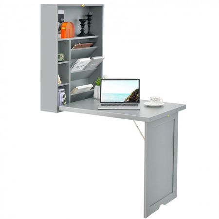 Wall-Mounted Foldable Desk for Office or Computer