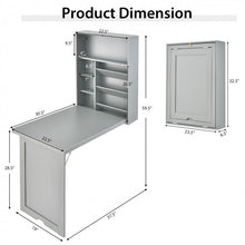 Load image into Gallery viewer, Wall-Mounted Foldable Desk for Office or Computer
