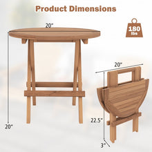 Charger l&#39;image dans la galerie, Costway Modern Wood Round Dining Table Coffee Table - Suitable for Restaurant and Patio
