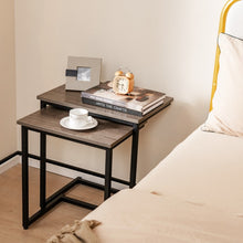 Charger l&#39;image dans la galerie, Costway Modern Side Tables for Living Room Coffee Table 3-Piece Set - Suitable for Office and Apartment
