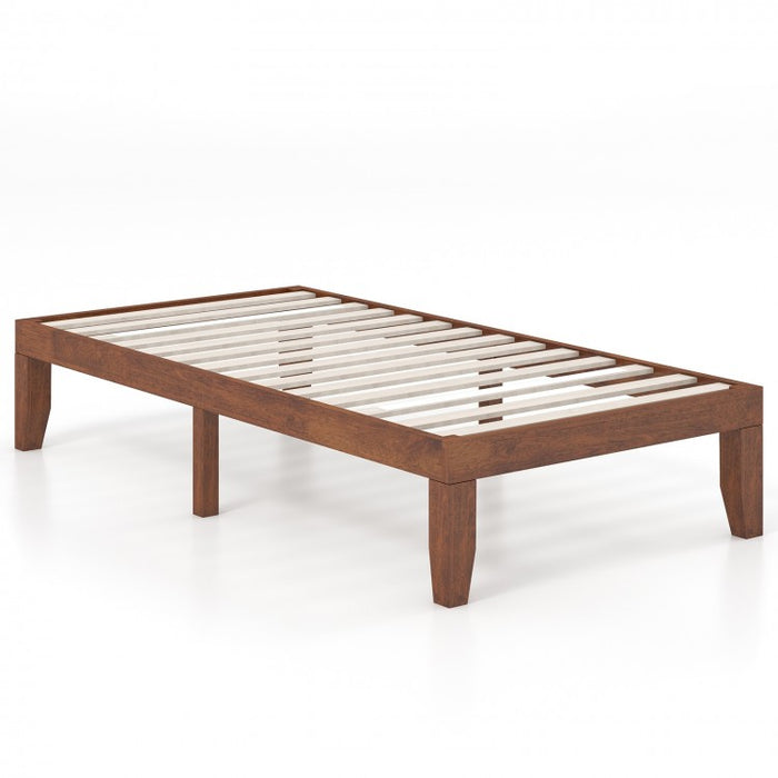 Bedroom Double Solid Wood Bed Frame with Storage Underneath