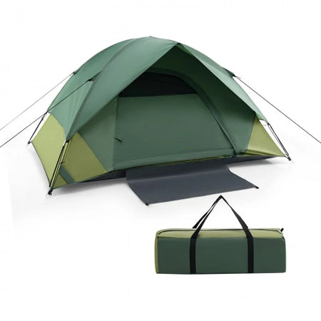 Costway Outdoor Canopy and Tent with Removable Rainfly - Easy to Carry, Suitable for 2-Person Camping and Hiking