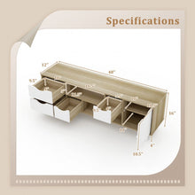 Load image into Gallery viewer, Multi-Drawer TV Stand with Storage for 55-inch TV
