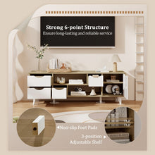 Load image into Gallery viewer, Multi-Drawer TV Stand with Storage for 55-inch TV
