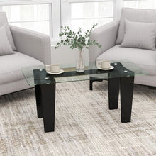 Load image into Gallery viewer, Modern Glass Coffee Table - Rectangular Table for Living Room and Office
