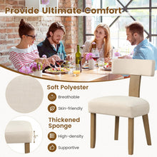 Load image into Gallery viewer, Modern Minimalist Dining Chair 2-Piece Set with Curved Backrest - Suitable for Restaurant and Cafe

