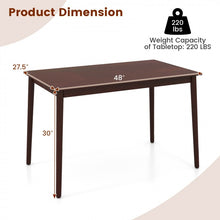 Load image into Gallery viewer, Medieval Style Dining Room Tables for 4 People - Suitable for Kitchen and Dining Room

