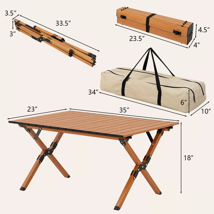 Folding Aluminum Camping Table