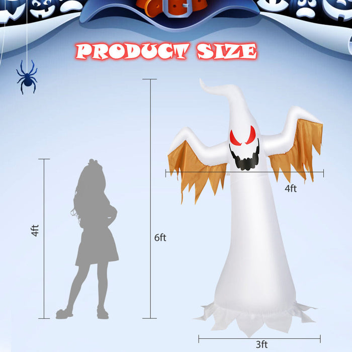 Halloween Inflatable Ghost - Suitable for Halloween Decorations, Haunted Houses, and Parties