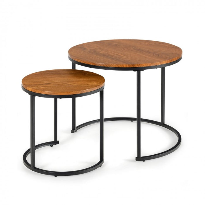 Affordable 2-Piece Round Coffee Table Set for Living Room