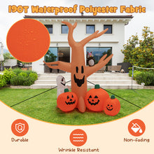 Charger l&#39;image dans la galerie, Halloween Inflatable Dead Tree with Built-in LED Lights - Suitable for Halloween Decorations and Ghost Parties
